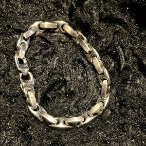 Men's Silver Chain Bracelet